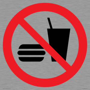 P022 Prohibition: No eating or drinking